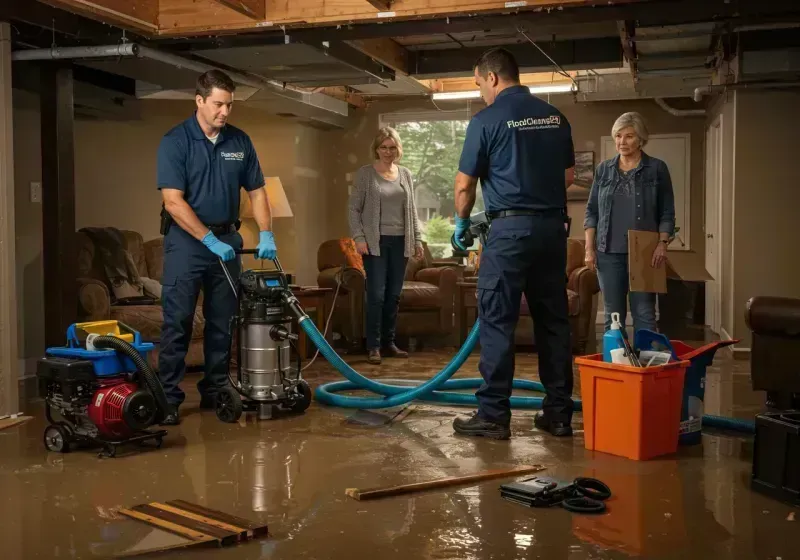 Basement Water Extraction and Removal Techniques process in Clayton, NJ